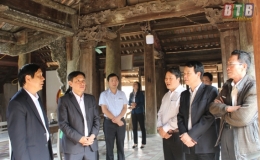 Giám sát việc quản lý tổ chức lễ hội và công tác tu bổ, tôn tạo, phát huy giá trị các di tích cấp tỉnh, cấp quốc gia tại xã Hiệp Hòa (Vũ Thư)
