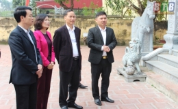 Giám sát việc quản lý tổ chức lễ hội và công tác tu bổ, tôn tạo, phát huy giá trị các di tích cấp tỉnh