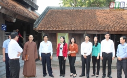Giám sát việc quản lý tổ chức lễ hội và công tác tu bổ, tôn tạo, phát huy giá trị các di tích cấp tỉnh, cấp quốc gia tại chùa Keo