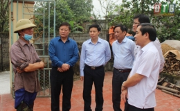 Kiểm tra công tác phòng, chống bệnh dịch tả lợn châu Phi tại xã Vân Trường