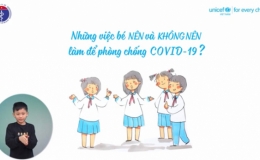 Ra mắt khuyến cáo phòng, chống dịch Covid-19 cho trẻ em bằng hoạt hình