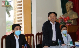 Ban Văn hóa - Xã hội, HĐND tỉnh giám sát việc thực hiện công tác phòng, chống dịch Covid - 19 tại huyện Vũ Thư