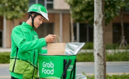 Grab triển khai phương thức giao đồ ăn không tiếp xúc