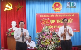 HĐND Thị trấn Tiền Hải khai mạc kỳ họp thứ nhất nhiệm kỳ 2016-2021