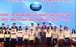 91 dự án đoạt giải cuộc thi khoa học kỹ thuật cấp quốc gia dành cho học sinh