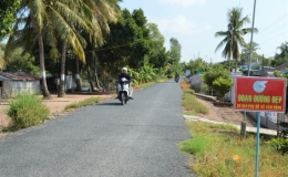 Huyện Giồng Riềng (tỉnh Kiên Giang) đạt chuẩn nông thôn mới