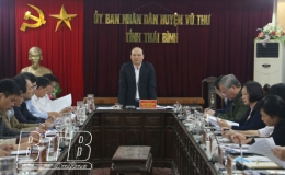 Kiểm tra công tác bầu cử tại các huyện, thành phố