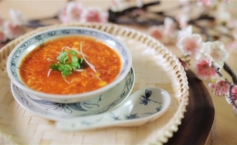 Súp gấc thơm ngon, lạ miệng