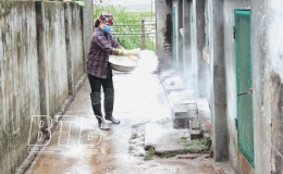Tiền Hải thực hiện tháng vệ sinh, tiêu độc, khử trùng trong chăn nuôi