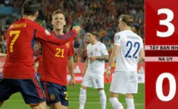 Highlights Tây Ban Nha 3-0 Na Uy