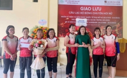 Hội Liên hiệp Phụ nữ huyện Hưng Hà: Tổ chức giao lưu các câu lạc bộ bóng chuyền hơi năm 2023