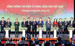 Khai trương Cổng thông tin điện tử Đảng Cộng sản Việt Nam