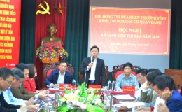 Ký giao ước thi đua Khối các cơ quan Đảng năm 2023