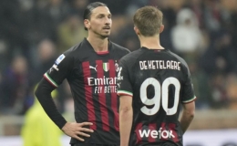 Milan chia điểm với đội đua trụ hạng