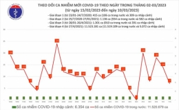 Ngày 11/3, số mắc mới Covid-19 giảm còn 7 ca