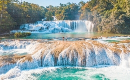 Thác nước đẹp tựa cổ tích ở Mexico