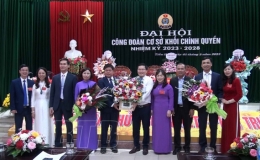 Tiền Hải: Hoàn thành đại hội công đoàn cấp cơ sở, nhiệm kỳ 2023-2028
