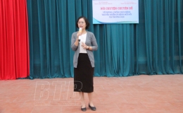 Trung tâm Y tế huyện Tiền Hải: Tuyên truyền kiến thức chăm sóc sức khoẻ sinh sản vị thành niên