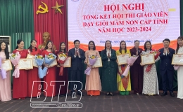335 giáo viên mầm non đạt giáo viên dạy giỏi cấp tỉnh