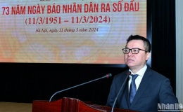 Báo Nhân Dân kỷ niệm 73 năm ngày ra số đầu