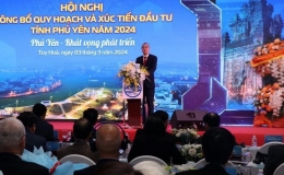 Chủ tịch Quốc hội Vương Đình Huệ dự Hội nghị Công bố Quy hoạch và Xúc tiến đầu tư tỉnh Phú Yên năm 2024