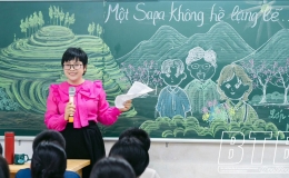 Cô giáo Nguyễn Thị Thúy “Truyền lửa” tình yêu văn học