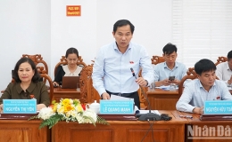 Đoàn giám sát của Quốc hội làm việc với tỉnh Sóc Trăng về thực hiện Nghị quyết 43/2022/QH15