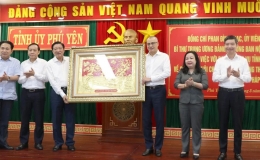 Đồng chí Phan Đình Trạc, Trưởng Ban Nội chính Trung ương làm việc với Ban Thường vụ Tỉnh ủy Phú Yên