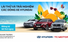 Hyundai Thái Bình: Lái thử xe tại thị trấn Quỳnh Côi