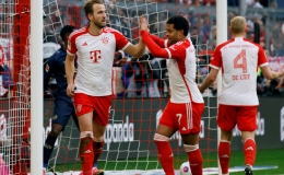 Kane lập hat-trick giúp Bayern thắng 8-1