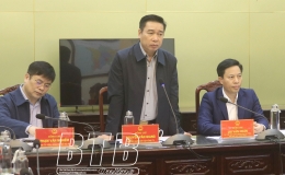 Kiểm tra công tác tổ chức triển khai thực hiện sắp xếp đơn vị hành chính cấp xã tại huyện Hưng Hà