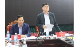 Kiểm tra công tác tổ chức triển khai thực hiện sắp xếp đơn vị hành chính cấp xã tại huyện Tiền Hải