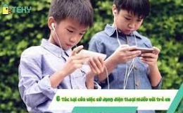 Sử dụng điện thoại quá nhiều làm giảm khả năng học tập ở trẻ