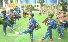 Trường Mầm non Đông Cơ tổ chức “Ngày hội trải nghiệm nghề nghiệp” của bé