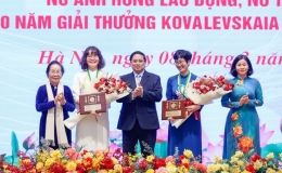 PGS.TS Nguyễn Minh Tân và PGS.TS Đặng Thị Mỹ Dung được trao Giải thưởng Kovalevskaia năm 2024