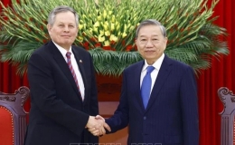 Tổng Bí thư Tô Lâm tiếp Thượng nghị sĩ Hoa Kỳ Steven David Daines