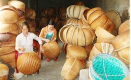Nghề đan lát của người Mông La Pán Tẩn