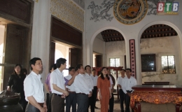 Giám sát việc quản lý tổ chức lễ hội và công tác tu bổ, tôn tạo, phát huy giá trị các di tích cấp tỉnh, cấp quốc gia tại Kiến Xương
