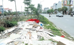 Thành phố: Rác thải vẫn đổ bừa bãi