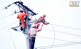Điện lực Kiến Xương: Bảo đảm cấp điện an toàn trong mùa nắng nóng