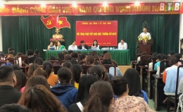 Trường Cao đẳng Y tế Thái Bình tổ chức đối thoại trực tiếp giữa Ban Giám hiệu với sinh viên