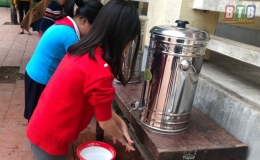 Học sinh Trường Tiểu học thị trấn Vũ Thư đã trở lại lớp học bình thường