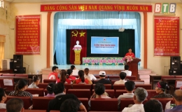 Hội Chữ thập đỏ huyện Vũ Thư tập huấn công tác phòng chống bệnh dịch tả lợn châu Phi