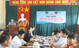 Tọa đàm về các giải pháp hỗ trợ Tổ hợp tác sản xuất rau an toàn tại Vũ Thư