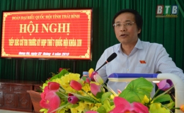 Tiếp xúc cử tri trước kỳ họp thứ bảy, Quốc hội khóa XIV