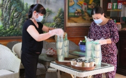 Thị trấn Quỳnh Côi thực hiện nghiêm việc tạm ngừng cơ sở kinh doanh, dịch vụ