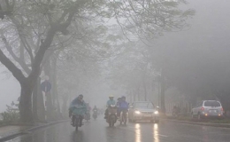 Thời tiết ngày 10/4: Miền Bắc nhiều mây và sương mù