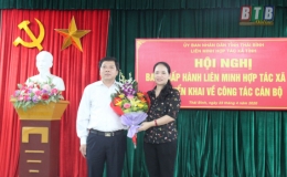 Hội nghị kiện toàn chức danh Phó Chủ tịch Liên minh Hợp tác xã tỉnh nhiệm kỳ 2015 - 2020.