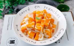 Nắng hanh hao làm bánh xoài sữa mát lành ngon miệng