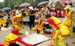 13 huyện, thành, thị, tỉnh Phú Thọ sẽ tham gia Hội thi gói, nấu bánh chưng và giã bánh giầy lần thứ VIII